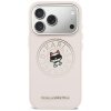 Etui Karl Lagerfeld Point & Choupette    Sketch MagSafe do iPhone 17 Pro różowy